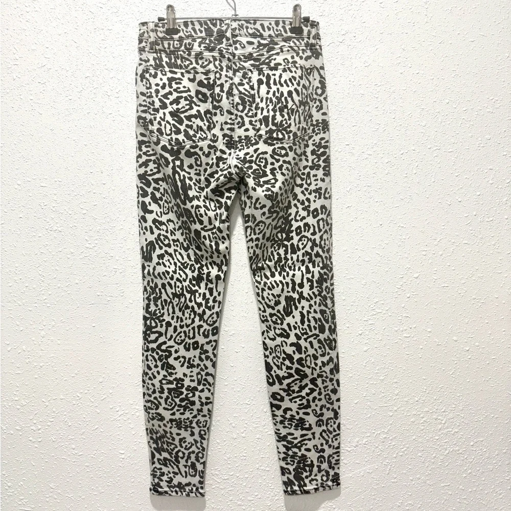 Hudson Barbara Super Skinny Animal Print Jeans‎ 29